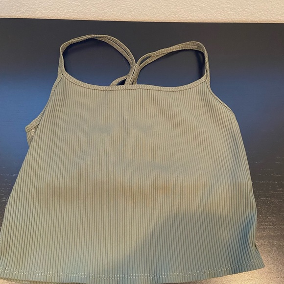 Carbon38 Ribbed Cami Bra - Picture 4 of 6